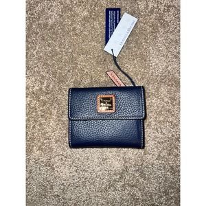 Dooney & Bourke Pebble Grain Navy Wallet